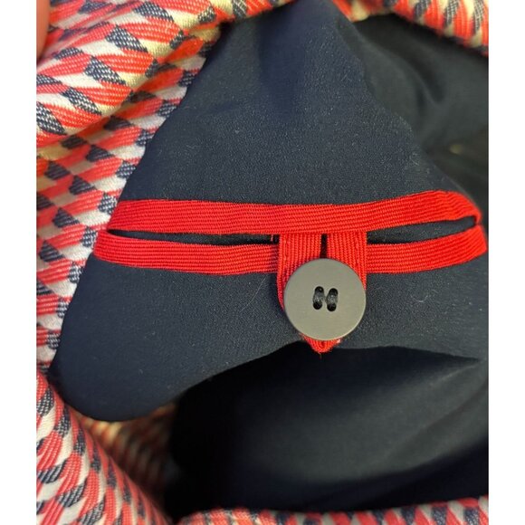 Armani Collezioni Print Suit Jacket Red & Black Size 6 - Picture 10 of 10